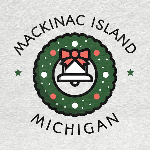 Mackinac Island, Michigan Christmas by Mountain Morning Graphics